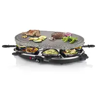 Princess 162720 Raclette Oval Stone 8 personas