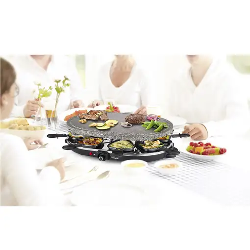 Princess 162720 Raclette Oval Stone 8 personas