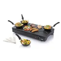 Domo DO8712W parrilla de interior 1000 W Negro