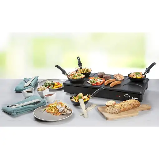 Domo DO8712W parrilla de interior 1000 W Negro