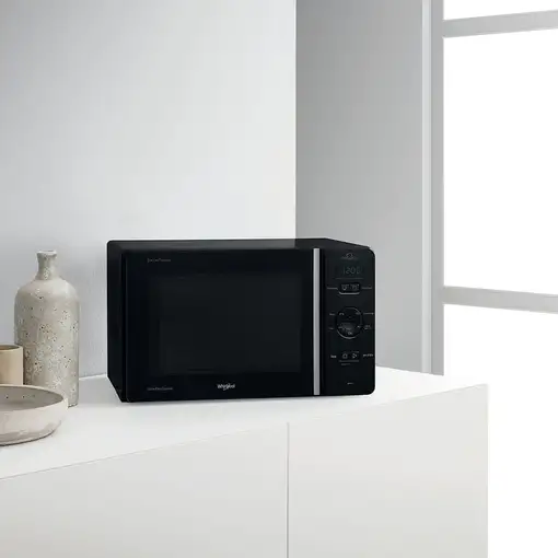 Microondas Chef Plus con grill Encimera 25 L 800 W negro 76157 MCP 345BL WHIRLPOOL