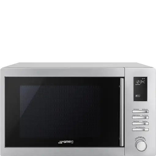 Microondas Acero inoxidable con grill Encimera 25 L 900 W Inox/Acero MOE25X SMEG
