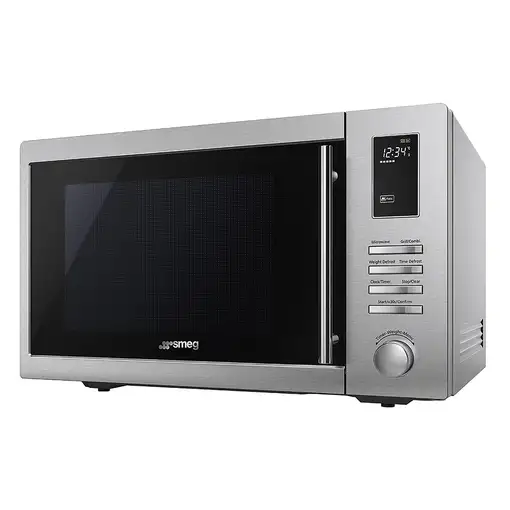 Microondas Acero inoxidable con grill Encimera 25 L 900 W Inox/Acero MOE25X SMEG
