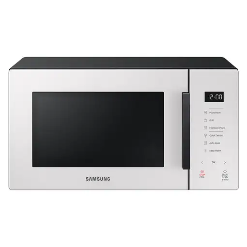 Samsung MG23T5018GE/ET microondas Negro, Blanco Microondas combinado Encimera 23 L