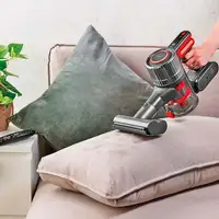 Aspiradora escoba 2 en 1 Batería SR550  Secar EPA Sin bolsa Negro, Rojo  POLTI