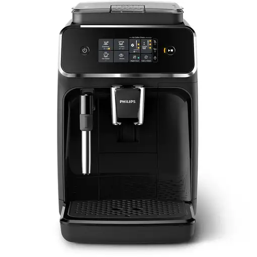 Cafetera superautomática negra, 1,8L, 15 bares, molinillo, EP2225/10 PHILIPS