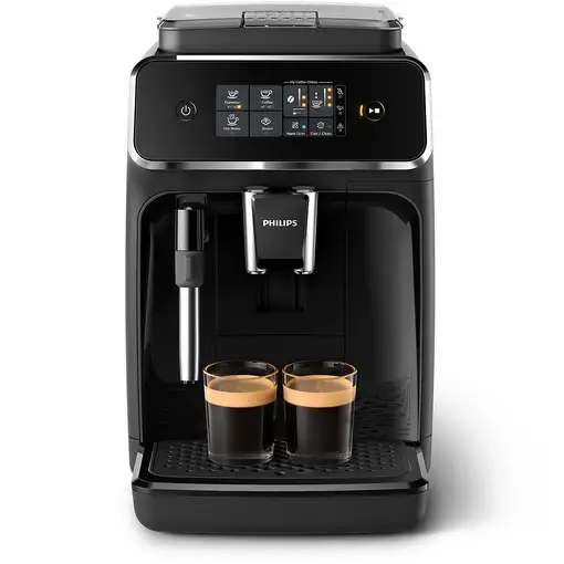 Cafetera superautomática negra, 1,8L, 15 bares, molinillo, EP2225/10 PHILIPS
