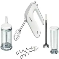 Bosch MFQ4080 batidora Batidora de mano 500 W Plata, Blanco