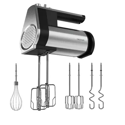 Cecotec PowerTwist 500 Batidora de mano 500 W Negro, Acero inoxidable