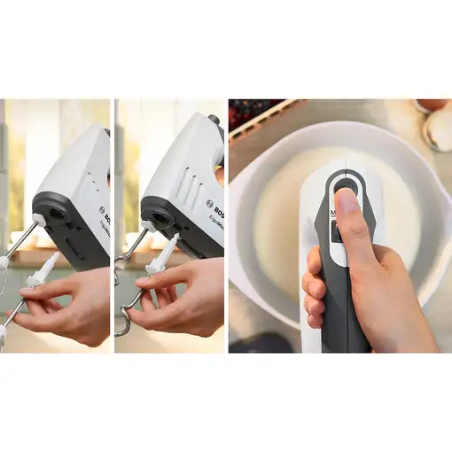 Bosch MFQ37470 batidora Batidora de mano 750 W Negro, Blanco