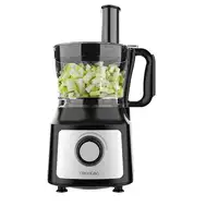 Cecotec 04351 robot de cocina 1000 W 2 L Negro, Acero inoxidable