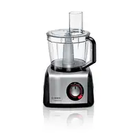 Bosch MC812M844 robot de cocina 1250 W 3,9 L Negro, Acero inoxidable