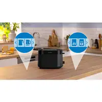 Bosch TAT2M123 tostadora 6 2 rebanada(s) 950 W Negro