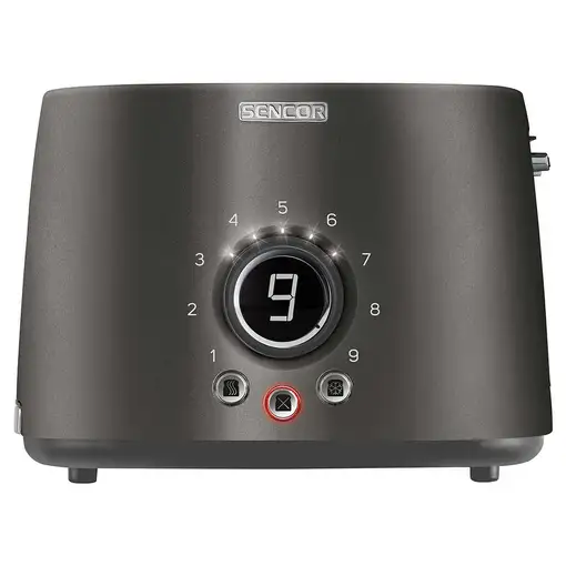 Sencor STS 6058BK tostadora 9 2 rebanada(s) 1000 W Negro