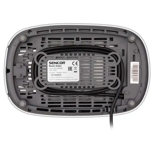 Sencor STS 6058BK tostadora 9 2 rebanada(s) 1000 W Negro