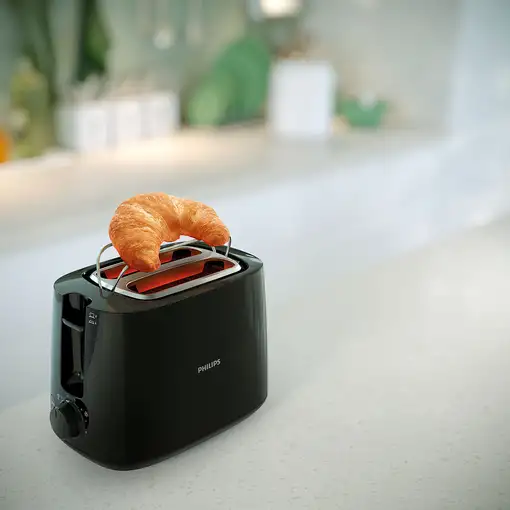 Philips Daily Collection HD2583/90 tostadora 8 8 rebanada(s) 600 W Negro