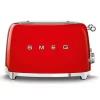 Smeg TSF03RDEU tostadora 6 4 rebanada(s) 2000 W Rojo