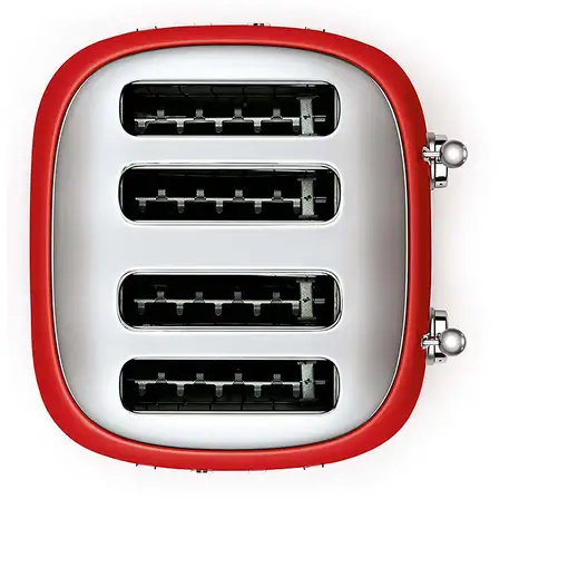 Smeg TSF03RDEU tostadora 6 4 rebanada(s) 2000 W Rojo