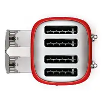 Smeg TSF03RDEU tostadora 6 4 rebanada(s) 2000 W Rojo