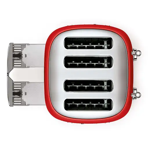 Smeg TSF03RDEU tostadora 6 4 rebanada(s) 2000 W Rojo