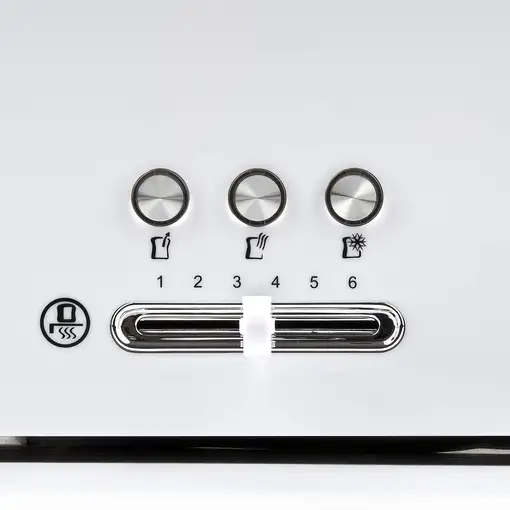 Girmi TP91 6 4 rebanada(s) 1630 W Blanco