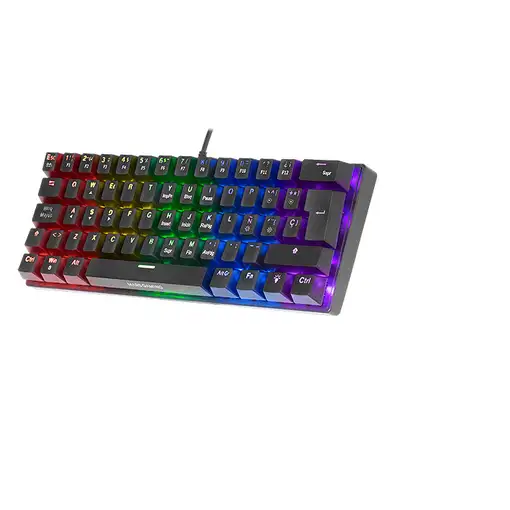 Mars Gaming MK60 Negro, Teclado Gaming Mecánico FRGB, Antighosting, Switch Mecánic