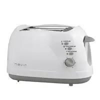 Nevir NVR-9823T tostadora 7 2 rebanada(s) 750 W Gris, Blanco