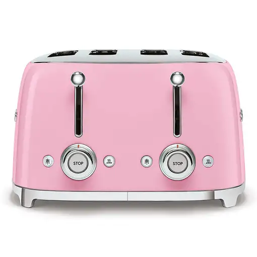 Smeg TSF03PKEU tostadora 6 4 rebanada(s) 2000 W Rosa