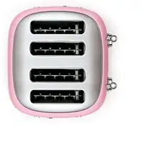Smeg TSF03PKEU tostadora 6 4 rebanada(s) 2000 W Rosa