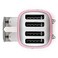 Smeg TSF03PKEU tostadora 6 4 rebanada(s) 2000 W Rosa