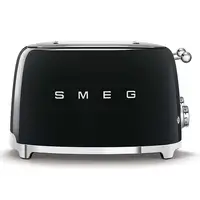 Smeg TSF03BLEU tostadora 6 4 rebanada(s) 2000 W Negro