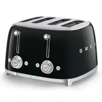 Smeg TSF03BLEU tostadora 6 4 rebanada(s) 2000 W Negro