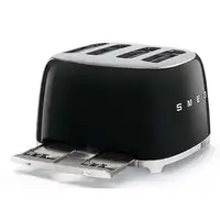 Smeg TSF03BLEU tostadora 6 4 rebanada(s) 2000 W Negro