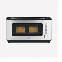 H.Koenig VIEW7 tostadora 6 2 rebanada(s) 1200 W Negro, Acero inoxidable