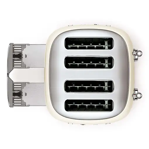 Smeg TSF03CREU tostadora 6 4 rebanada(s) 2000 W Crema de color