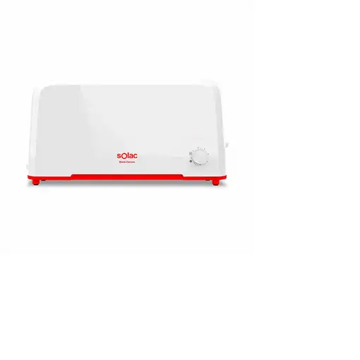 Solac S96003700 tostadora 7 1 rebanada(s) 800 W Rojo, Blanco