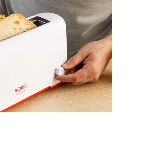 Solac S96003700 tostadora 7 1 rebanada(s) 800 W Rojo, Blanco