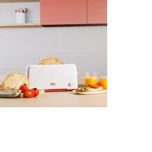 Solac S96003700 tostadora 7 1 rebanada(s) 800 W Rojo, Blanco