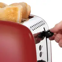 Russell Hobbs 26551-56 6 2 rebanada(s) 1600 W Rojo, Plata