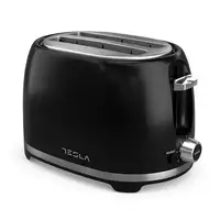 Tesla TS200BX tostadora 7 2 rebanada(s) 850 W Negro, Acero inoxidable
