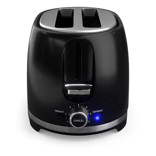 Tesla TS200BX tostadora 7 2 rebanada(s) 850 W Negro, Acero inoxidable