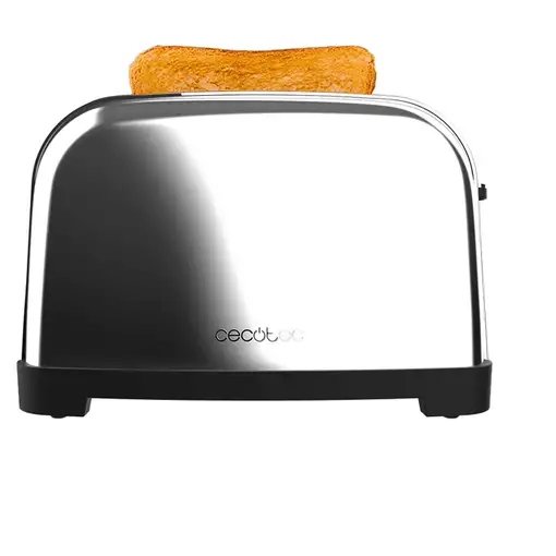 Cecotec 04828 tostadora 7 4 rebanada(s) 1700 W Negro, Plata