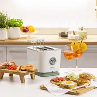 Imetec GranToast 10 2 rebanada(s) 600 W Verde, Blanco