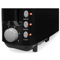 Tristar BR-1059PR tostadora 6 2 rebanada(s) 900 W Negro