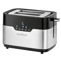 ProfiCook PC-TA 1170 7 2 rebanada(s) 920 W Negro, Acero inoxidable
