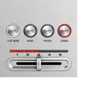 Sage the 'Bit More' 4 Scheiben Toaster 4 rebanada(s) Plata