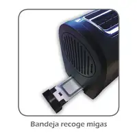 Mx Onda MX-TC2215 tostadora 6 1000 W Acero inoxidable