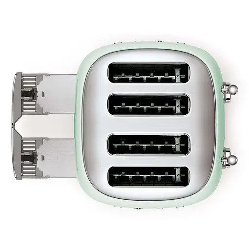 Smeg TSF03PGEU tostadora 6 4 rebanada(s) 2000 W Verde