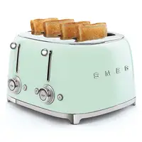 Smeg TSF03PGEU tostadora 6 4 rebanada(s) 2000 W Verde