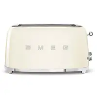 Smeg TSF02CREU tostadora 6 4 rebanada(s) 1500 W Crema de color